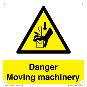 Danger moving machinery